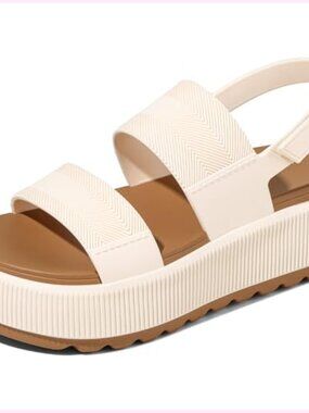 Chunky Wedge Lug Sole Waterproof Summer Walking Beach Sandals